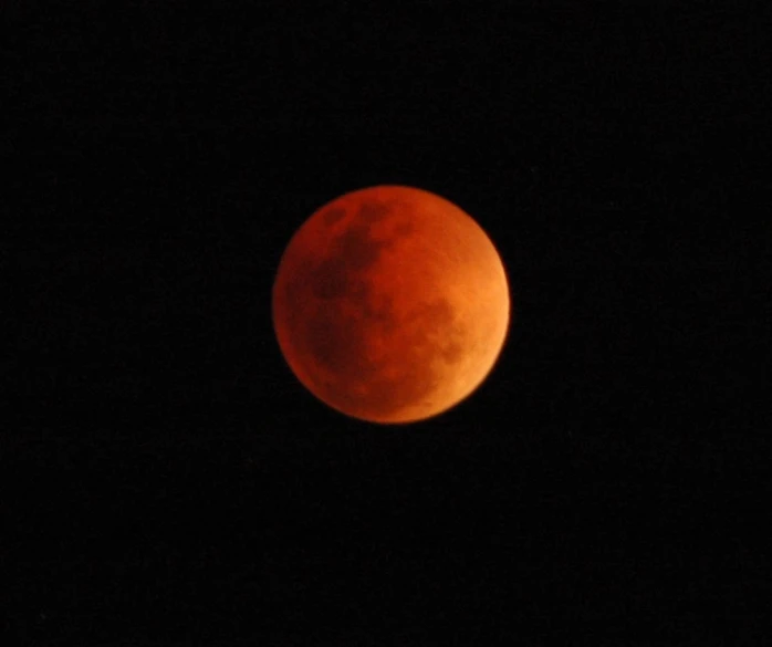 the super moon in the sky, taken at night