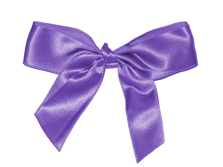 the purple hair bow is very long