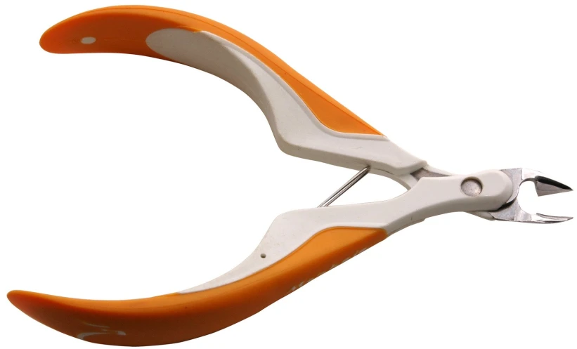 a pair of scissors that are open and used