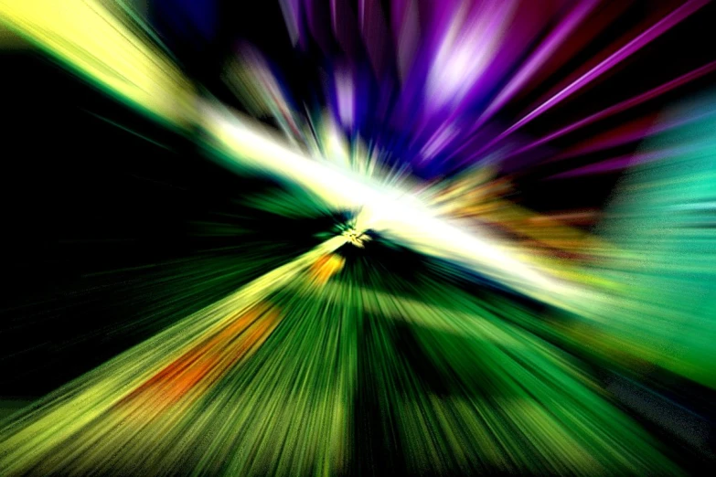 motion blur pograph of colorful lines