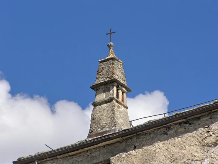 a tall clock tower on top of a building