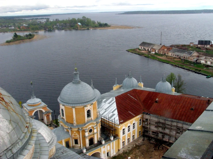 an image of a church with two domes