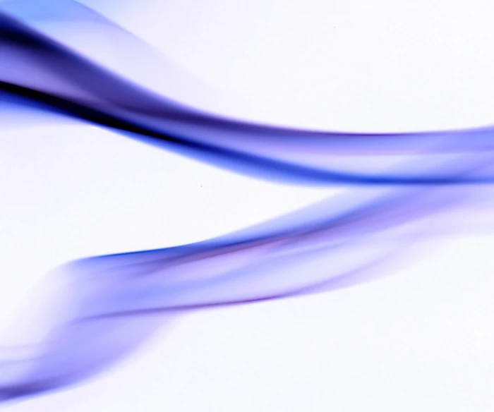 a close - up of a blue and purple brush, blowing