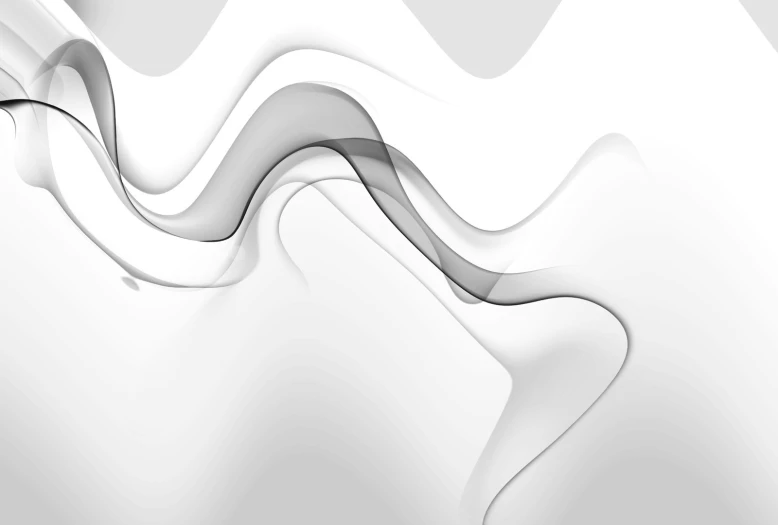 some gray wavy lines on a white background