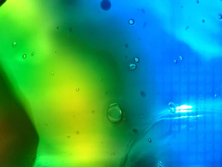 an abstract image of a large bowl on a table