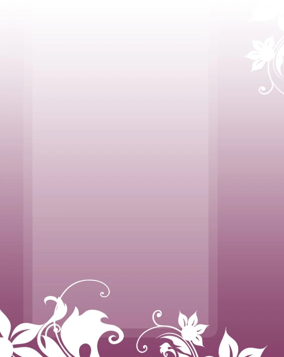 a purple background with white flower and swirls