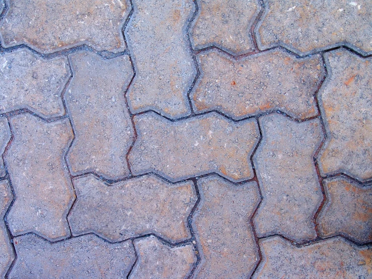 the street floor is made of red bricks
