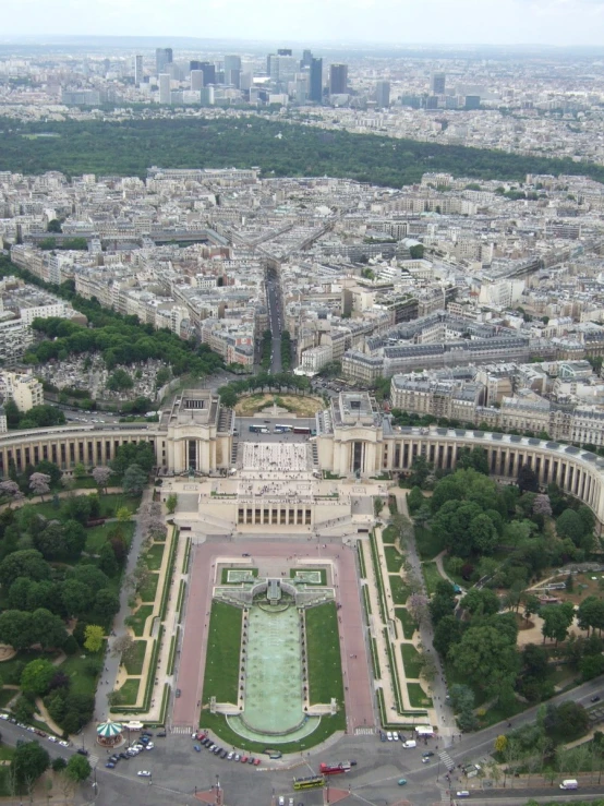 an aerial view of a city with an abundance of buildings