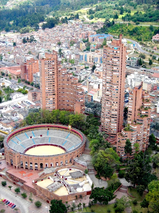 this is the view of a big baseball stadium