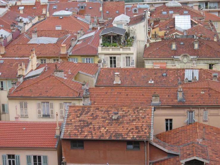 roof top s of an area in the city