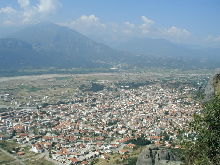 this is a town on the top of a hill