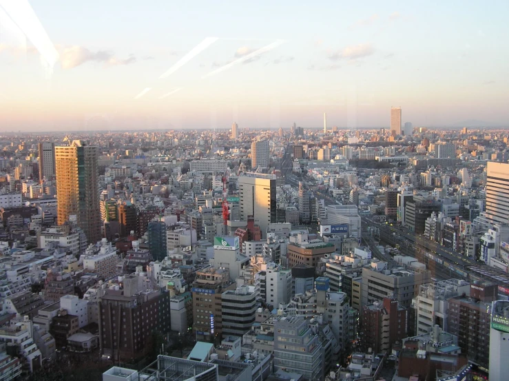 a cityscape with some very tall buildings