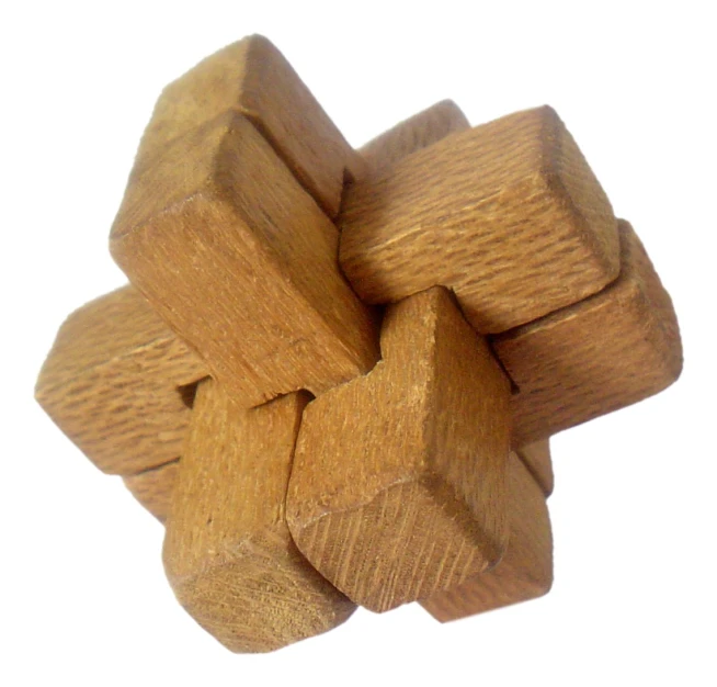 some wooden pieces are in the shape of flowers