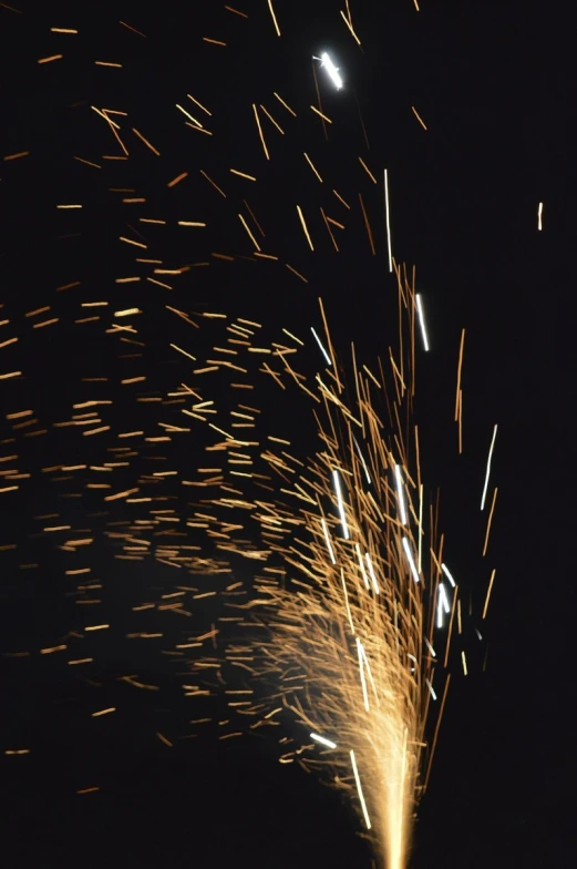 many fireworks that are flying very high