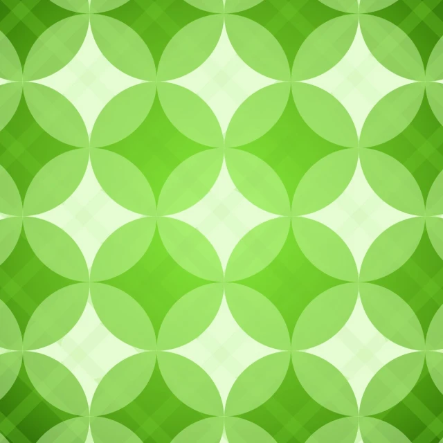 green abstract shapes on white background