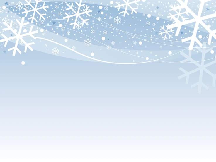 an abstract snowy background with white snowflakes