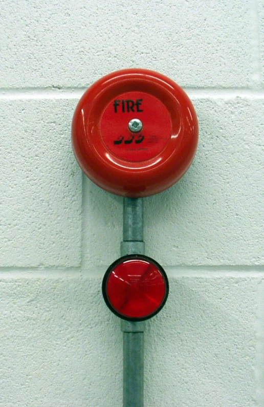 a fire escape on on a brick wall