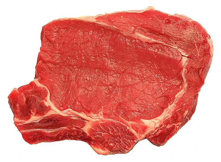 raw beef steak, cut into cubes