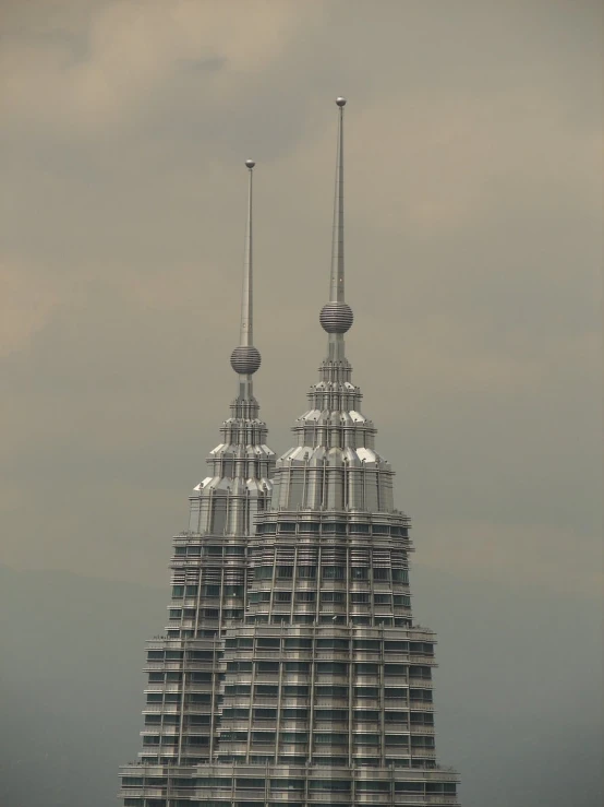 this is the top of a very tall building