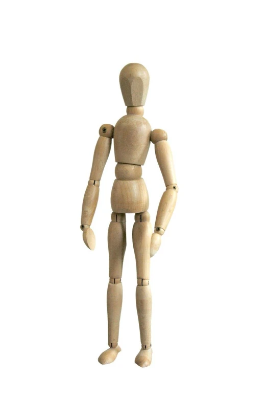 a wood mannequin with multiple legs