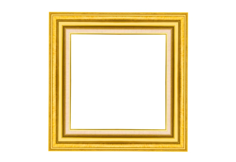 an antique po frame against a white background