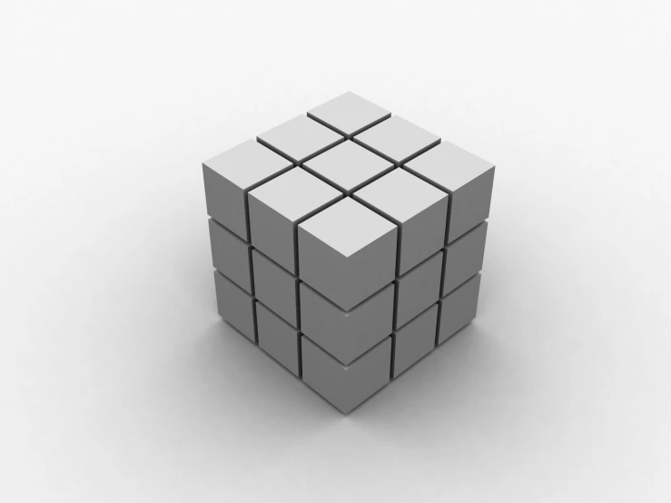 an object with squares that are identically on the surface