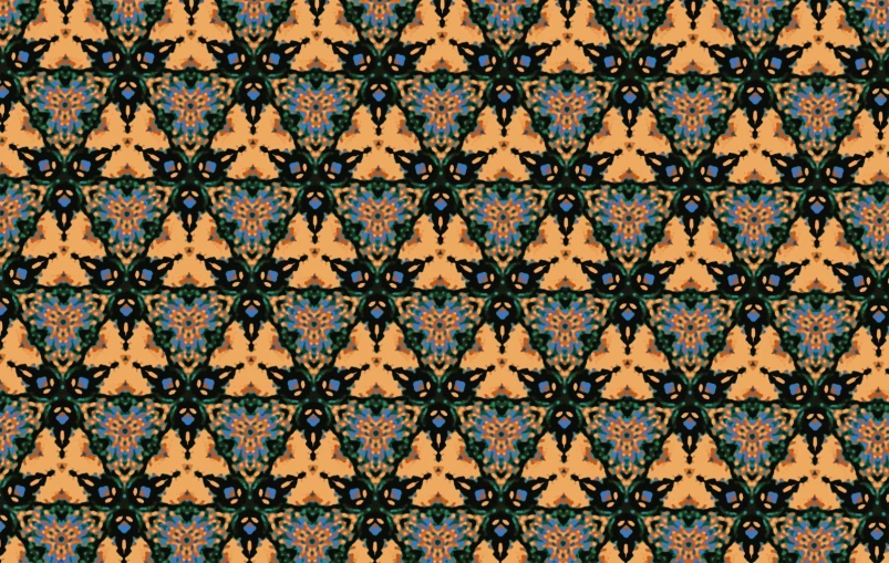 the background of an abstract fabric with colorful flowers and leaves