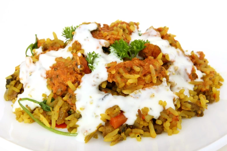 a close up of a plate of food with broccoli and rice