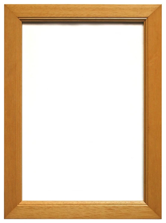 wooden frame with white background for a large po