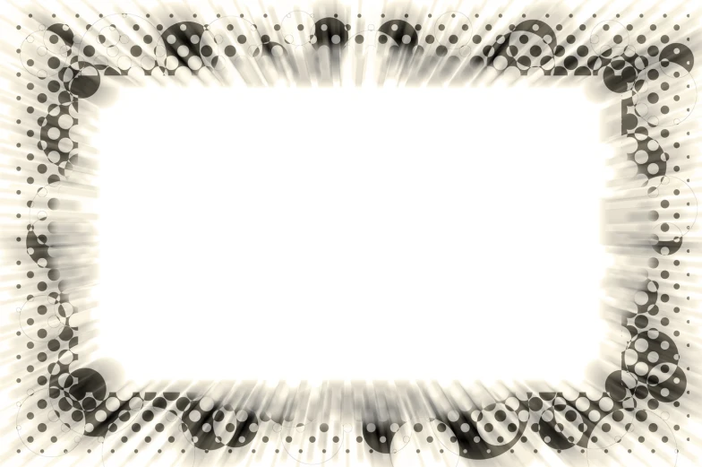 an abstract image with dots, shapes and spots