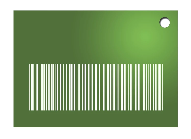 an image of a barcode in front of the viewer