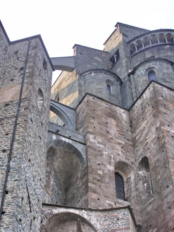 a castle with an arch on one side and an arched door at the other