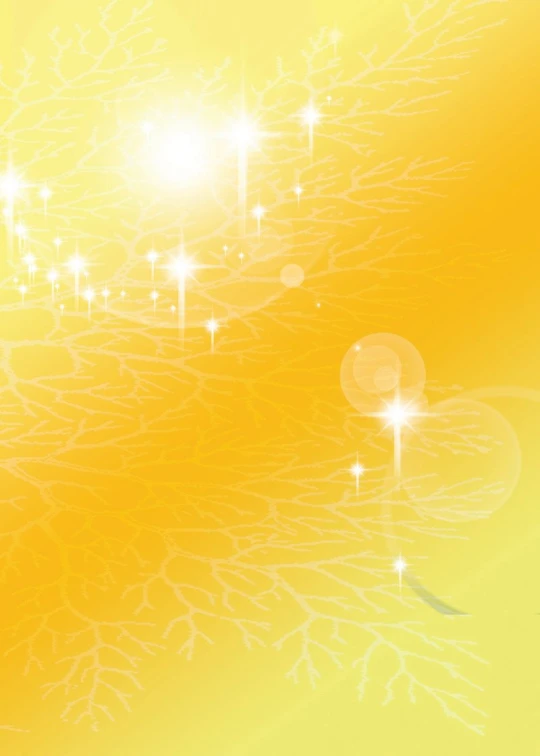 abstract background with bright yellow and white lights