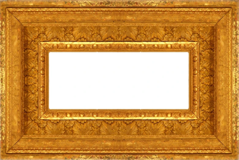 a po of a gold painted square in a frame