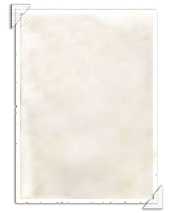 a sheet of paper with some white border