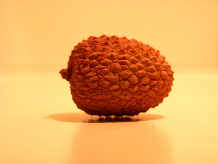 a close up of a very small, fruit like substance