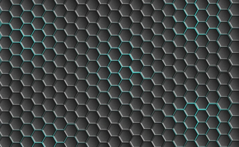 a very large pattern made up of different types of hexagonals