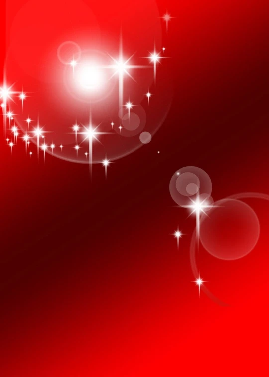 sparkling background with stars and circles