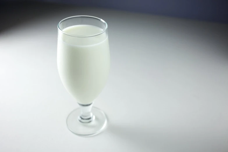 an empty glass on top of a white counter