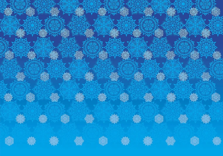 a picture of snow flakes on a blue background