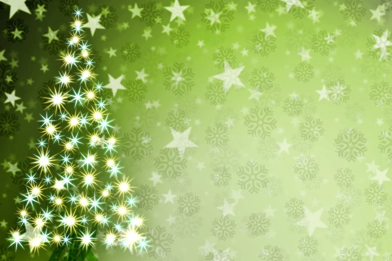 an image of a christmas tree with stars