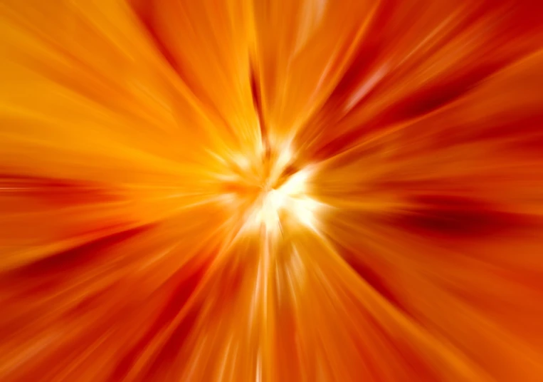 a picture of a bright orange and yellow star