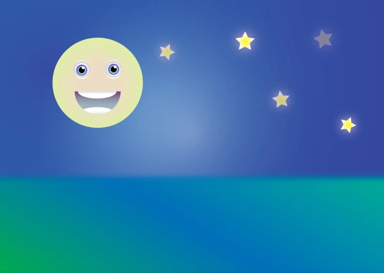 an image of an abstract background with stars and an moon in the sky