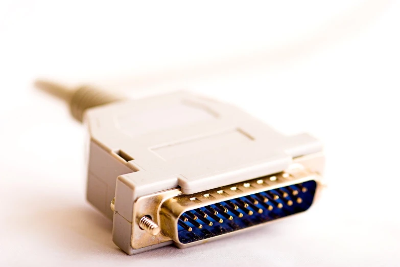 a close up of an ethernet cable