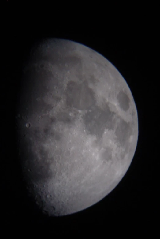 a close up of the moon in the night sky