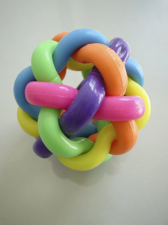 there is an interesting design made of plastic balloons