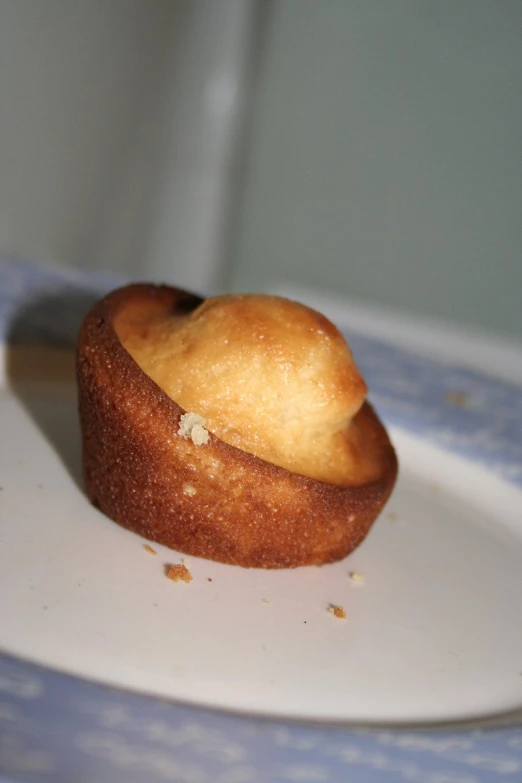 an apple cake is sliced into small pieces