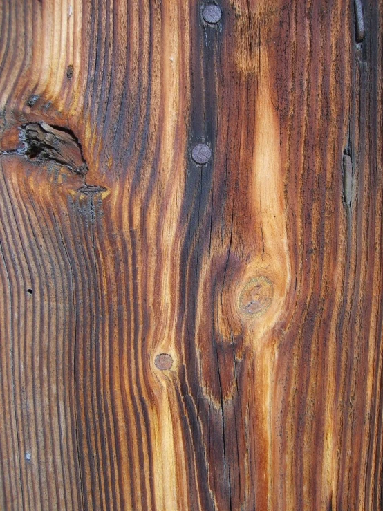 wooden textured with metal and holes in the wood