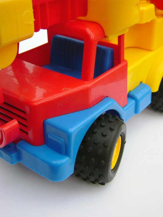 a close up view of an assorted toy truck