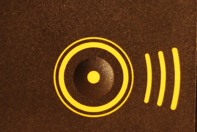 close up of yellow circles on the ground